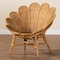 Bali & Pari Blossom Bohemian Honey Rattan Accent Flower Chair 245-13636-ZORO - alternate 10